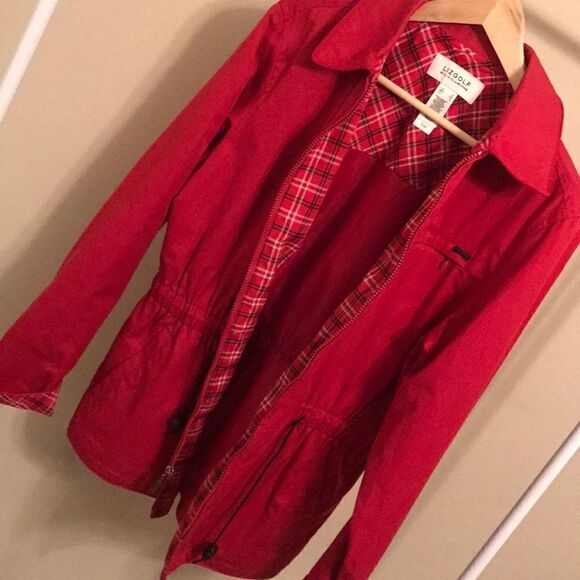 Liz Golf By Liz Claiborne Plaid Line Jacket - Sz S - Picture 1 of 8